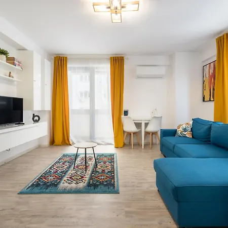 The Painter - Timpuri Noi 1br With Parking Bucarest