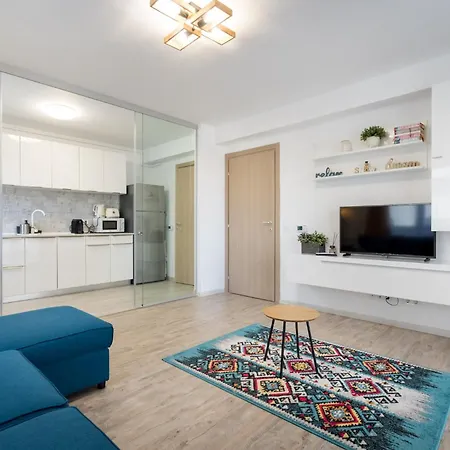 The Painter - Timpuri Noi 1br With Parking 公寓 布加勒斯特